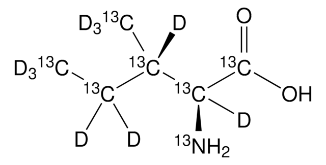 L-Isoleucine-13C6,15N,2,3,4,4,5,5,5-d7,3-methyl-d3 99 atom % 13C, 98 atom % D, 98 atom % 15N, 95% (CP)