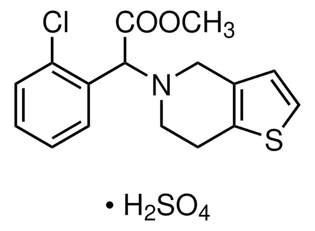 (±)-クロピドグレル 硫酸水素塩 &#8805;98% (HPLC), powder