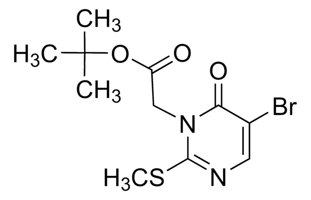 tert-Butyl 5-bromo-2-(methylthio)-6-oxopyrimidine-1-acetate AldrichCPR