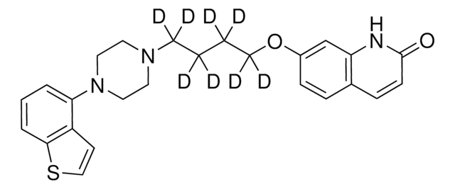 Brexpiprazole-D8 solution 100&#160;&#956;g/mL (Acetonitrile: Water with 1% 1M HCl (50:50) (v/v)), certified reference material, ampule of 1&#160;mL, Cerilliant&#174;