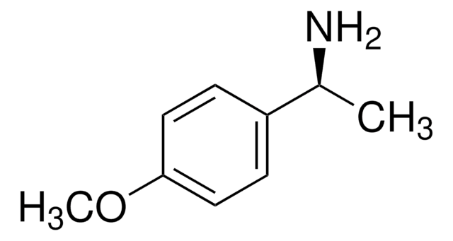 (S)-(&#8722;)-4-Methoxy-&#945;-methylbenzylamin &#8805;98.0% (sum of enantiomers, GC)