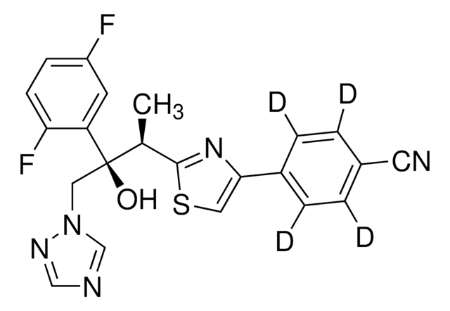 艾沙康唑-D4 溶液 1&#160;mg/mL in acetonitrile, certified reference material, ampule of 1&#160;mL, Cerilliant&#174;