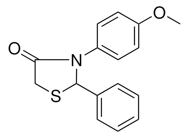 3-(4-METHOXYPHENYL)-2-PHENYL-1,3-THIAZOLIDIN-4-ONE AldrichCPR