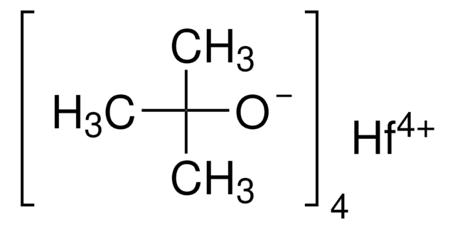 Hafnium(IV)-tert-butoxid 99.99% trace metals basis (purity excludes ~2000 ppm zirconium.)