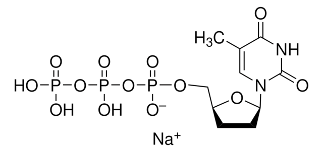 3′-脱氧胸苷 5′-三磷酸 钠盐 溶液 BioChemika, puriss. p.a., suitable for MALDI-MS, &#8805;98.0% (HPLC)