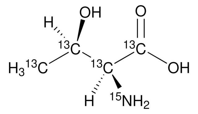 L-Threonine-13C4,15N endotoxin tested, 98 atom % 15N, 98 atom % 13C, 95% (CP)