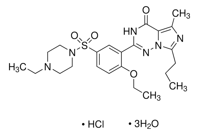 Vardenafil-Hydrochlorid certified reference material, pharmaceutical secondary standard