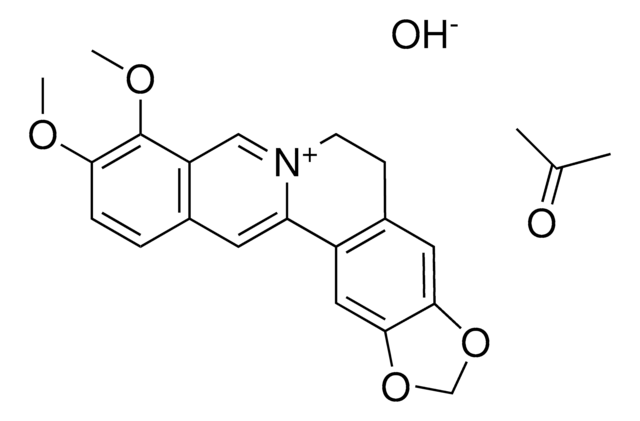 BERBERINE ACETONE ADDUCT AldrichCPR