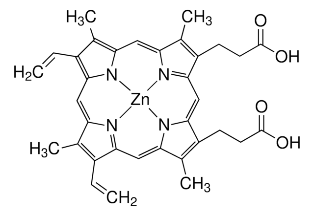 8,13-Divinyl-3,7,12,17-tetramethyl-21H,23H-porphin-2,18-dipropionsäure Zinkderivat guanylate cyclase inhibitor