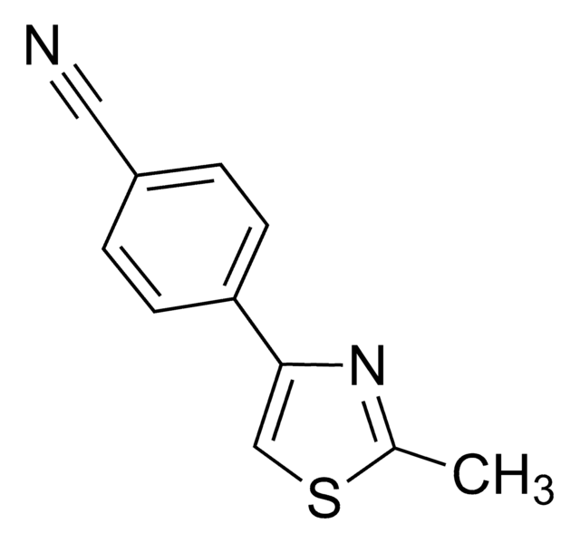 4-(4-Cyanophenyl)-2-methylthiazole 97%, AldrichCPR