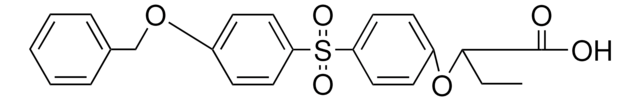 2-(4-(4-BENZYLOXY)PHENYLSULFONYL)PHENOXY)BUTYRIC ACID AldrichCPR