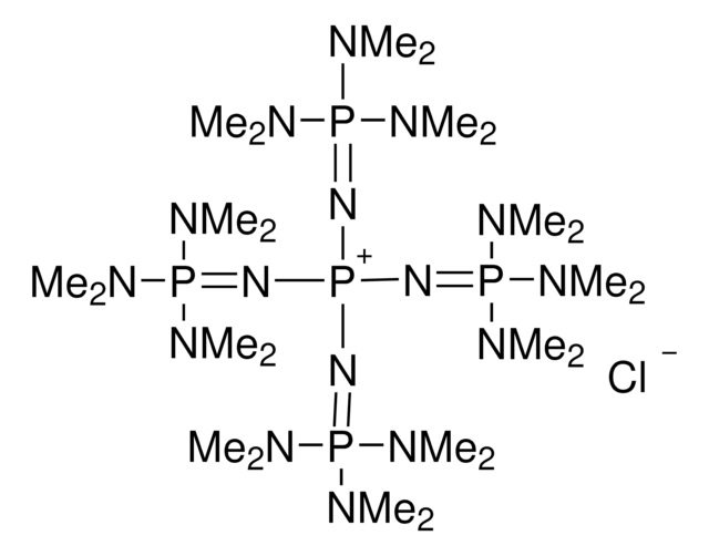 Tetrakis[tris(dimethylamino)phosphoranylidenamino]phosphoniumchlorid 95%