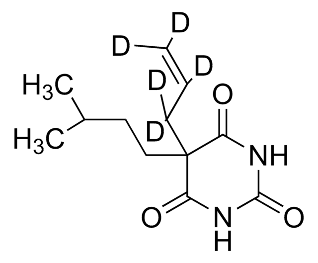 Butalbital-D5 solution 1.0&#160;mg/mL in methanol, ampule of 1&#160;mL, certified reference material, Cerilliant&#174;