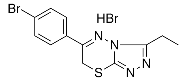 6-(4-BROMOPHENYL)-3-ET-7H-(1,2,4)TRIAZOLO(3,4-B)(1,3,4)THIADIAZINE HYDROBROMIDE AldrichCPR