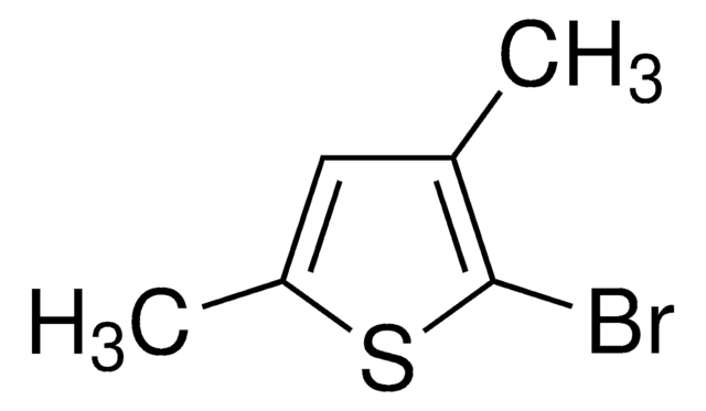 2-Bromo-3,5-dimethylthiophene contains sodium bicarbonate as stabilizer, 96%