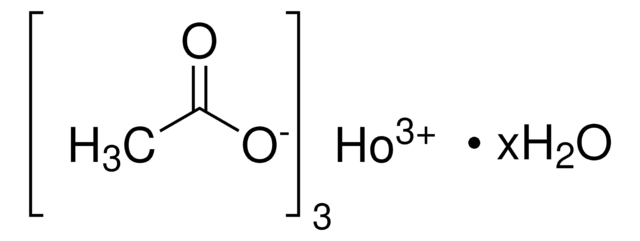 醋酸钬 (III) 水合物 99.99% trace metals basis