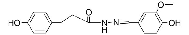 4-HYDROXYHYDROCINNAMIC ACID VANILLYLIDENEHYDRAZIDE AldrichCPR