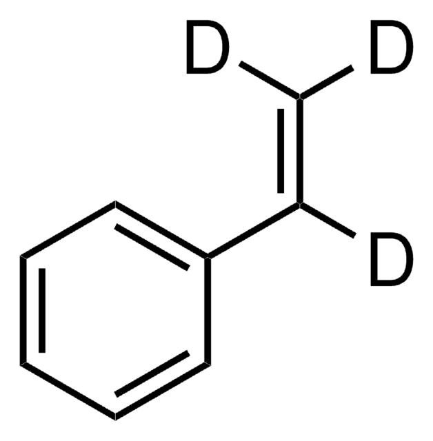 Styrene-&#945;, &#946;, &#946;-d3 &#8805;98 atom % D, &#8805;98% (CP), contains hydroquinone as stabilizer