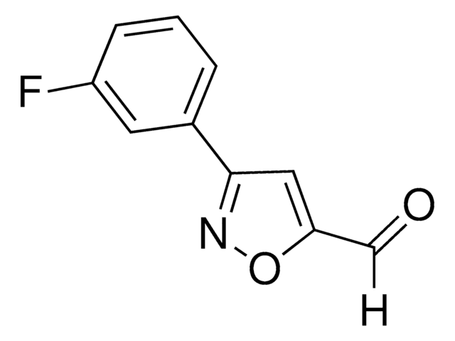 3-(3-Fluorophenyl)isoxazole-5-carbaldehyde AldrichCPR