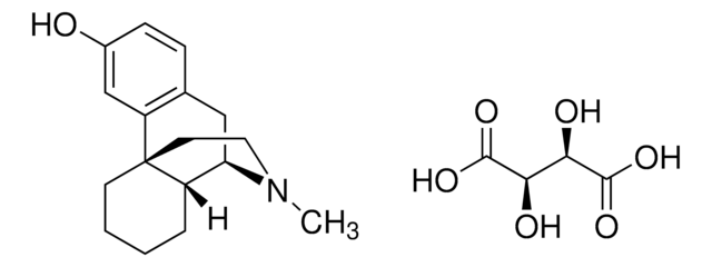 酒石酸左啡诺标准液 溶液 1.0&#160;mg/mL in methanol (as free base), certified reference material, ampule of 1&#160;mL, Cerilliant&#174;