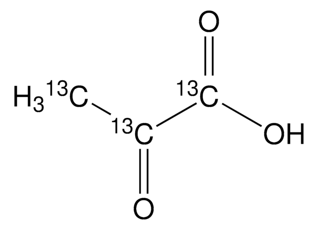 Pyruvic-13C3 acid 99 atom % 13C, 95% (CP)