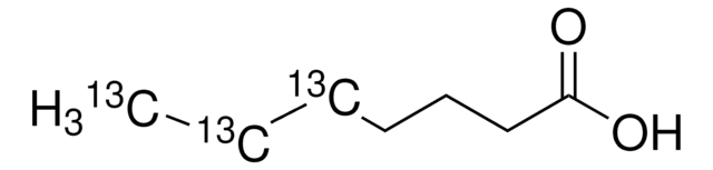 Heptanoic-5,6,7-13C3 acid 99 atom % 13C, 98% (CP)