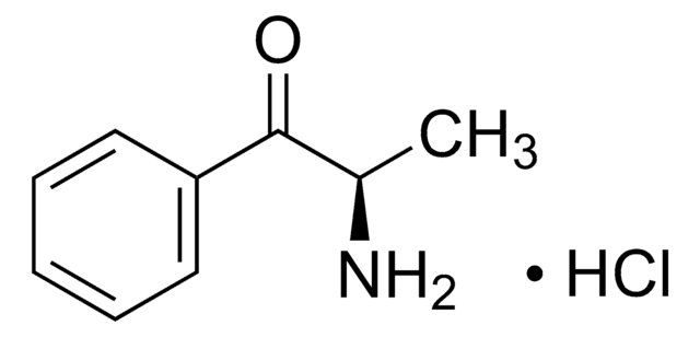 R(+)-卡西酮 盐酸盐 溶液 1.0&#160;mg/mL in methanol (as free base), ampule of 1&#160;mL, certified reference material, Cerilliant&#174;