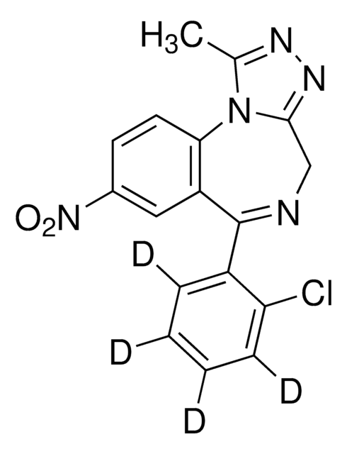 氯硝唑仑-D4 溶液 100&#160;&#956;g/mL in acetonitrile, certified reference material, ampule of 1&#160;mL, Cerilliant&#174;