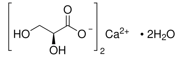 L-(&#8722;)-Glycerinsäure Hemicalciumsalz Monohydrat &#8805;97.0% (KT)