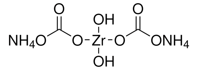 碳酸锆铵（IV） 溶液 in H2O, contains 1-2% tartaric acid as stabilizer