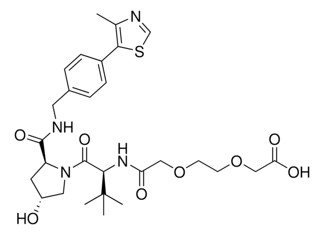 L-Prolinamide, N-[2-[2-(carboxymethoxy)ethoxy]acetyl]-3-methyl-L-valyl-4-hydroxy-N-[[4-(4-methyl-5-thiazolyl)phenyl]methyl]-, (4R)- &#8805;95%