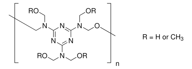 Micro particles based on melamine resin, nile blue-marked size: 6 &#956;m