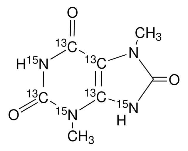 3,7-Dimethylursäure-2,4,5,6-13C4-1,3,9-15N3 99 atom % 13C, 98 atom % 15N, 98% (CP)