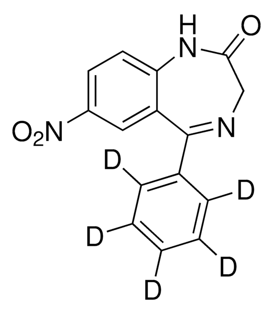 Nitrazepam-d5 100&#160;&#956;g/mL in acetonitrile, ampule of 1&#160;mL, certified reference material, Cerilliant&#174;