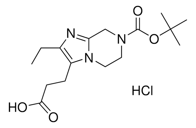 3-(7-(tert-Butoxycarbonyl)-2-ethyl-5,6,7,8-tetrahydroimidazo[1,2-a]pyrazin-3-yl)propanoic acid hydrochloride