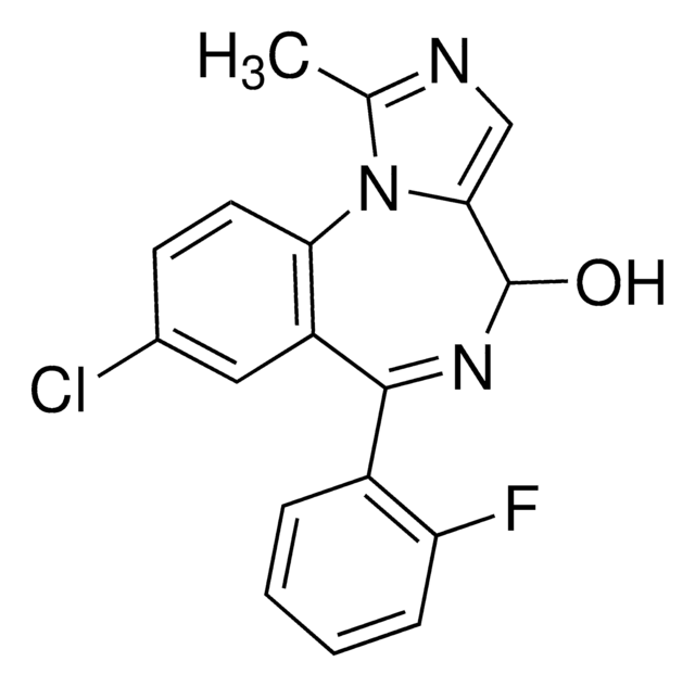 4-hydroksymidazolam 1&#160;mg/mL (90:10 Acetonitrile:DMSO), certified reference material, ampule of 1&#160;mL, Cerilliant&#174;