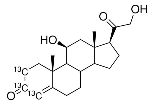 Corticosterone-13C3 solution 10&#160;&#956;g/mL in methanol, certified reference material, ampule of 1&#160;mL, Cerilliant&#174;