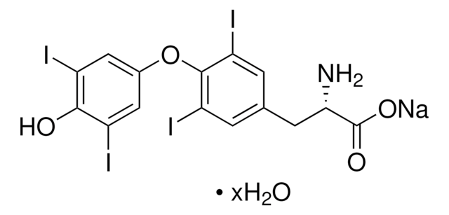 左旋甲状腺素钠 水合物 pharmaceutical secondary standard, certified reference material