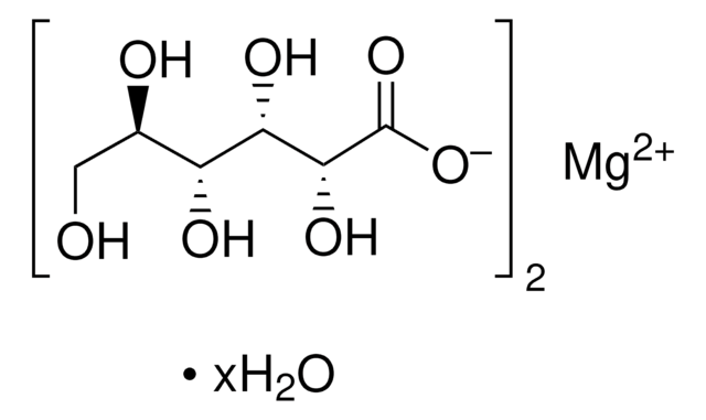 葡萄糖酸镁 水合物 &#8805;98% (HPLC)