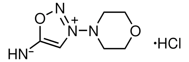 3-モルホリノシドノンイミン 塩酸塩 (consistent with structure, NMR)