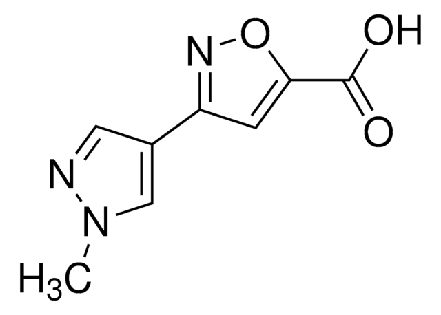 3-(1-methyl-1H-pyrazol-4-yl)-isoxazole-5-carboxylic acid AldrichCPR