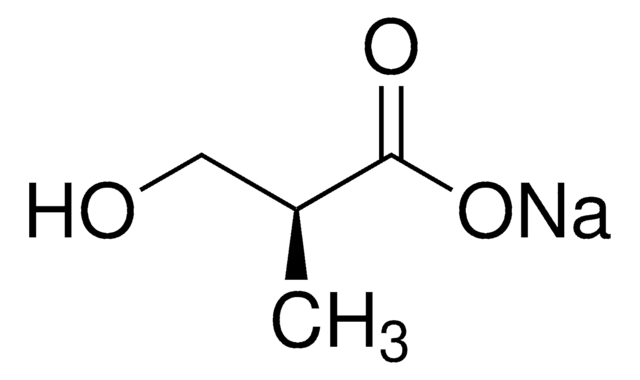 (S)-&#946;-Hydroxy-isobuttersäure Natriumsalz &#8805;96.0%