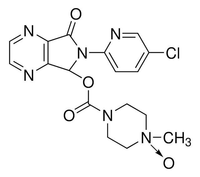 ゾピクロン-N-オキシド 溶液 100&#160;&#956;g/mL (Methanol with 1% 1 M HCl), ampule of 1&#160;mL, certified reference material, Cerilliant&#174;