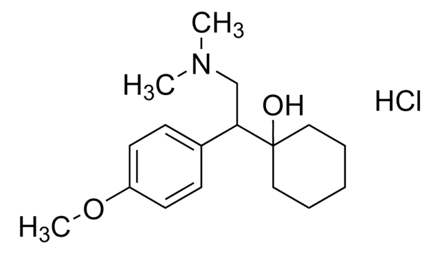 ベンラファキシン 塩酸塩 溶液 1.0&#160;mg/mL in methanol (as free base), ampule of 1&#160;mL, certified reference material, Cerilliant&#174;