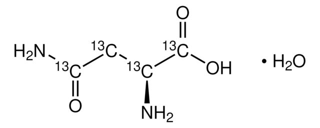 L-天冬酰胺-13C4 一水合物 98 atom % 13C, 95% (CP)