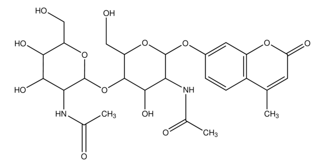 4-メチルウンベリフェリル &#946;-D-N,N&#8242;-ジアセチルキトビオシド 水和物 &#8805;98% (TLC)