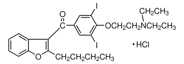 Amiodaron -hydrochlorid Pharmaceutical Secondary Standard; Certified Reference Material