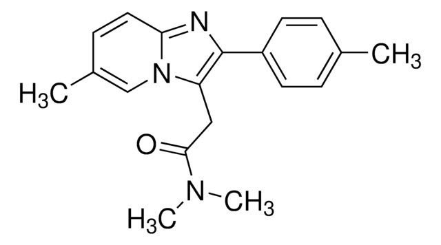 ゾルピデム 溶液 1.0&#160;mg/mL in methanol, ampule of 1&#160;mL, certified reference material, Cerilliant&#174;