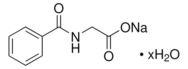 馬尿酸ナトリウム 水和物 &#8805;99%