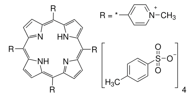 5,10,15,20-Tetrakis(1-methyl-4-pyridinio)porphyrin tetra(p-toluenesulfonate) Dye content 90&#160;%